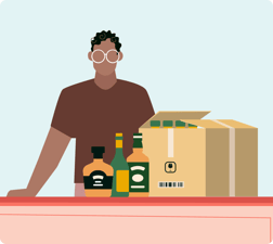 Doordash liquor icon