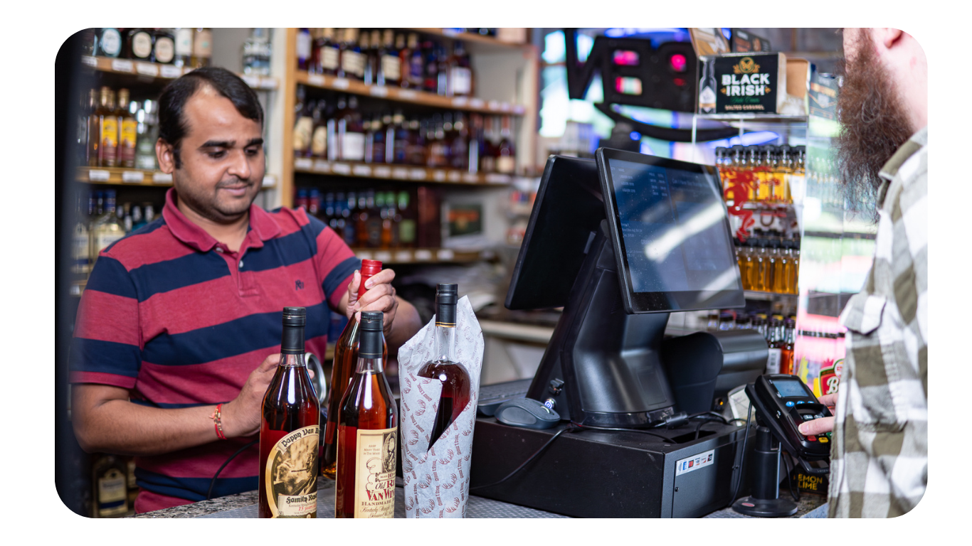 Liquor Store Point of Sale Systems Bottle POS