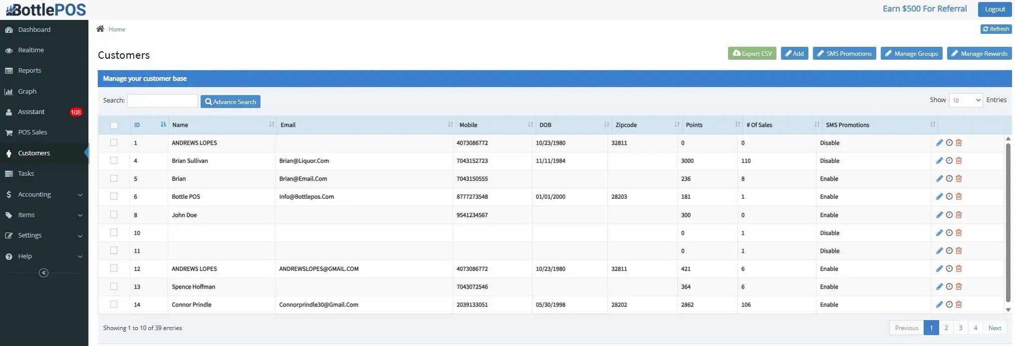 BPOS Guide - customer report