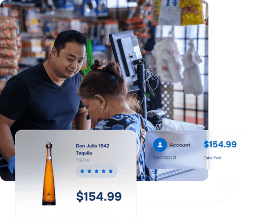 Customer loyalty program for liquor stores