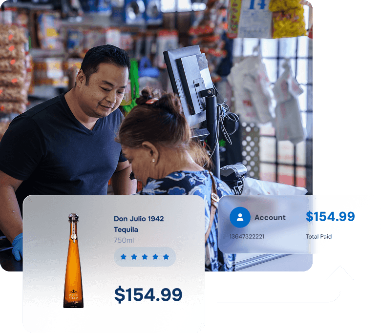 Customer loyalty program for liquor stores