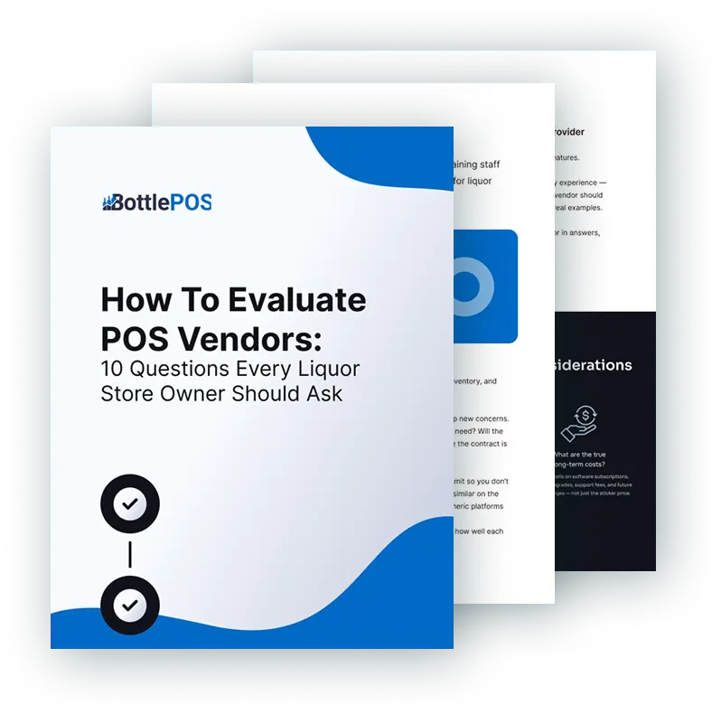 Evaluate POS Vendors guide pages Bottle