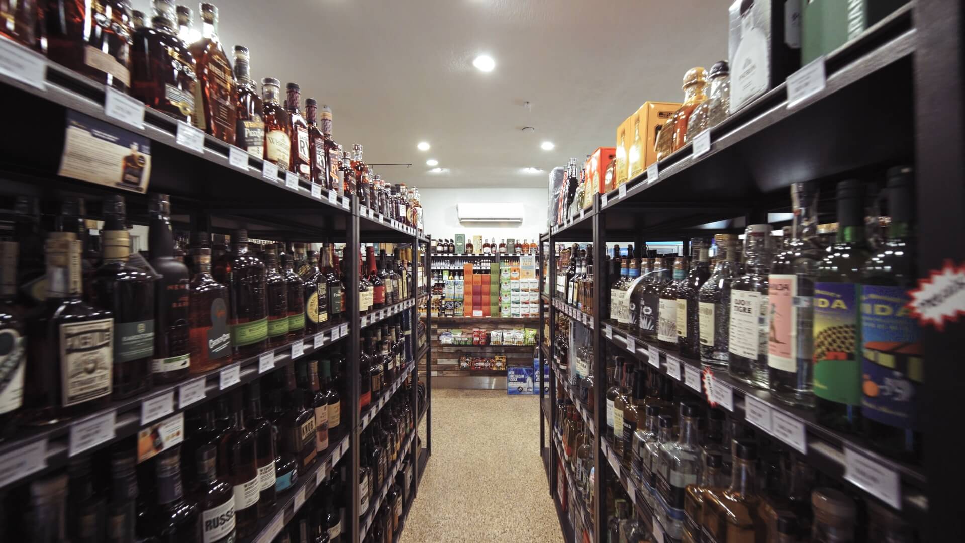The Liquor Hole liquor selection