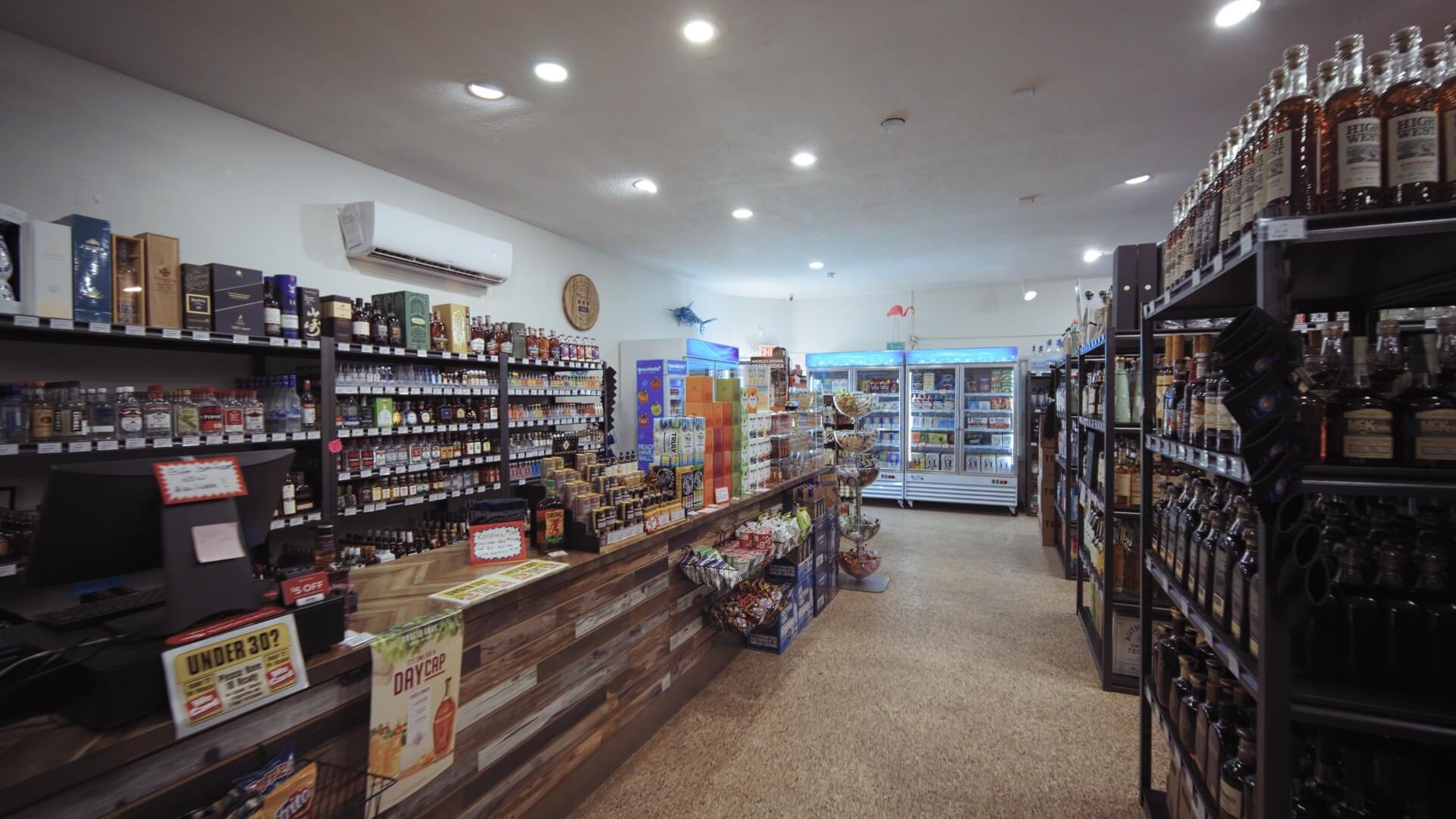 The Liquor Hole front register
