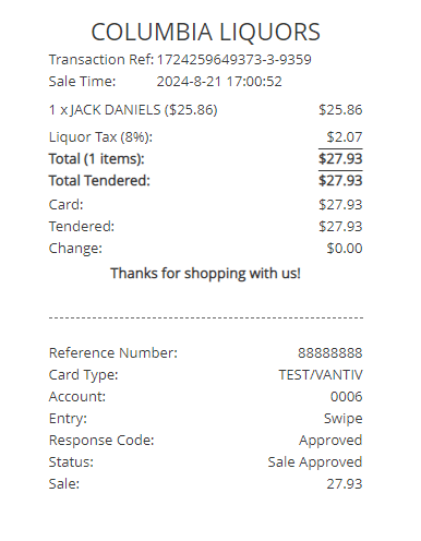 BPOS - Dual Pricing - Credit Card Transaction